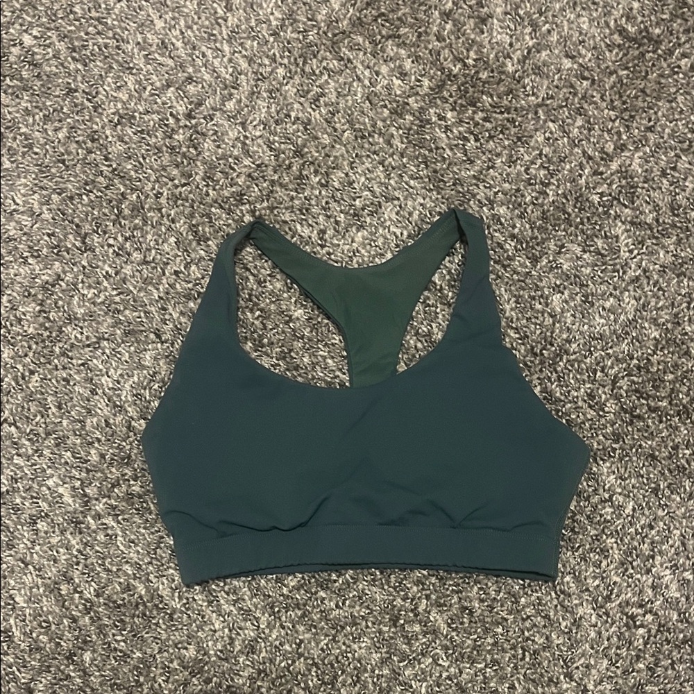 Outdoor Voices Deep Green Sports Bra
